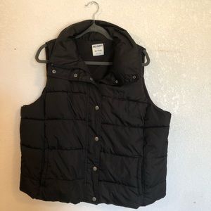 Old Navy Womens Size XXL Black Puffer Vest